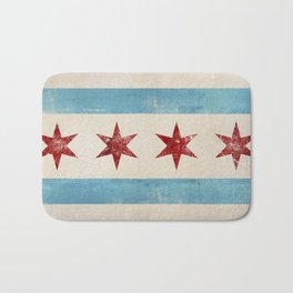 Chicago Flag Badematte