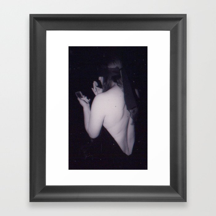 Sandy #9 Black and White Scars Photo Series Framed Art Print