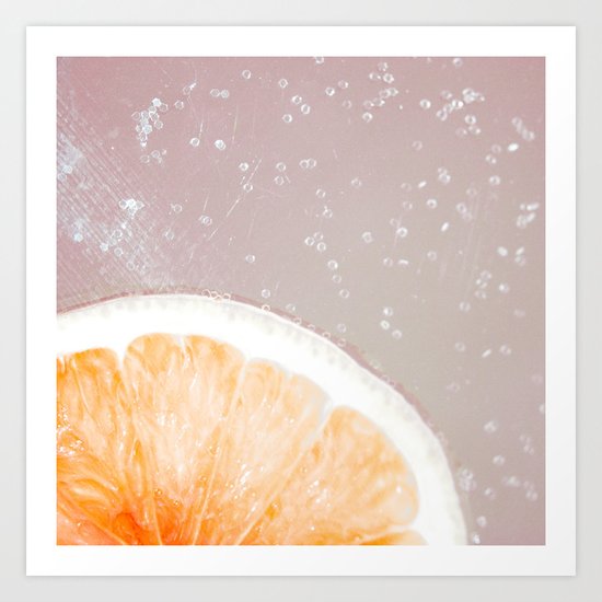 Grapefruit Citrus Art Print