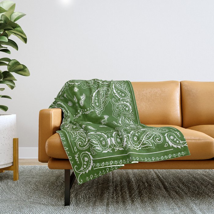 Green hotsell bandana blanket
