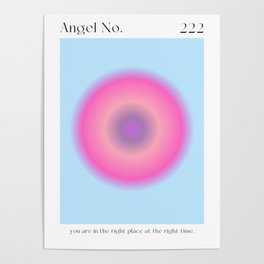 Angel Number 222 Poster