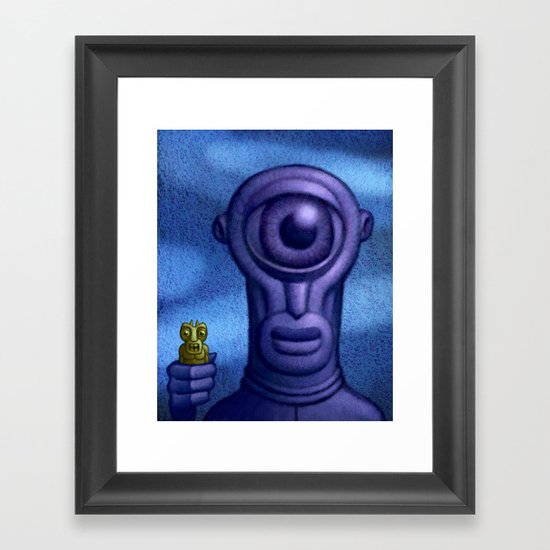 Tastes Like Chicken Framed Art Print