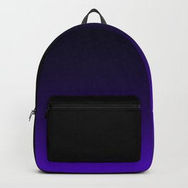Black/Purple Gradient Backpack | Digital, Graphicdesign, Artsy, Black, Design, Fade, Simple, Violet, Gradient, Indigo 