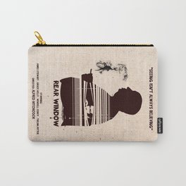 Rear Window Hitchcock silhouette art Carry-All Pouch