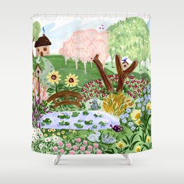 English Garden Shower Curtain