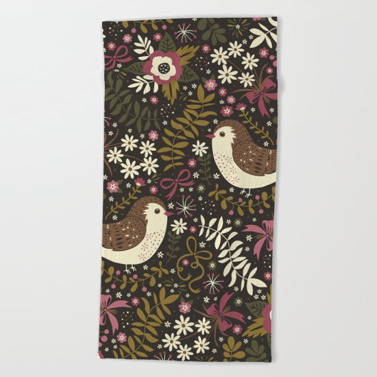 Sweet Robins Beach Towel