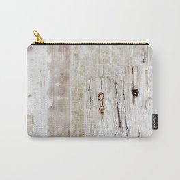 White Barn Nails Carry-All Pouch | Photo, Abstract, Architecture, Vintage 