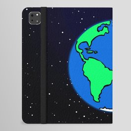 Earth and space iPad Folio Case