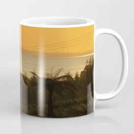 Te Kaha views featuring Putauaki - Mt Edgecombe Coffee Mug