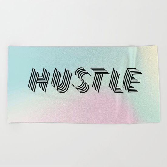 Hustle Gradient (everyday 6/365) Beach Towel