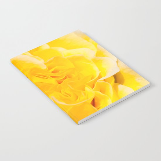 A Touch of Yellow #Rose #1 #art #society6 Notebook