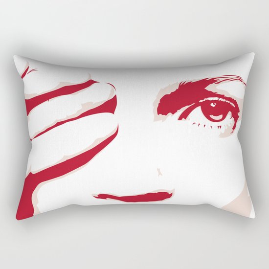 PINK MOSS Rectangular Pillow
