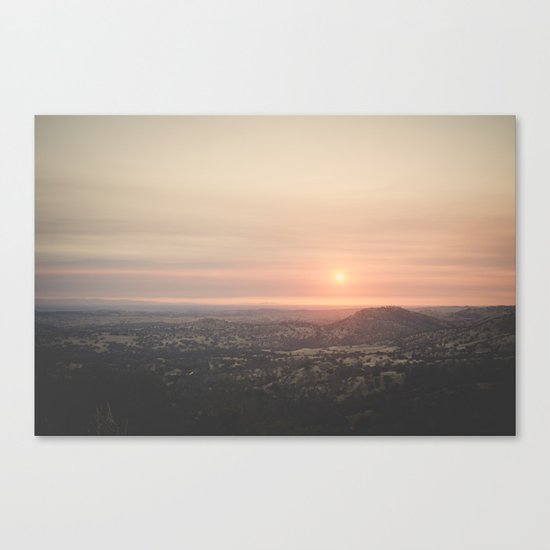 Californian Sunset Canvas Print