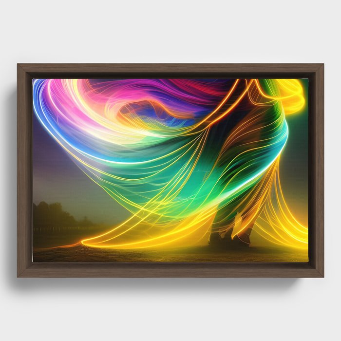 Love in Color Framed Canvas