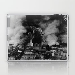 Old Time Godzilla San Francisco Fire Laptop Skin