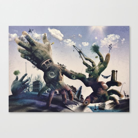 TOWN Canvas Print