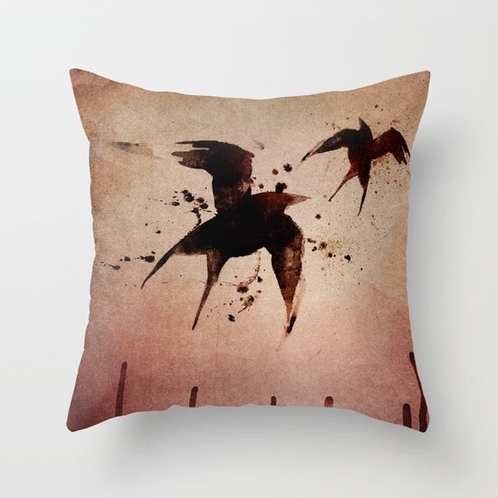 On your fears, ... swallow them. Throw Pillow