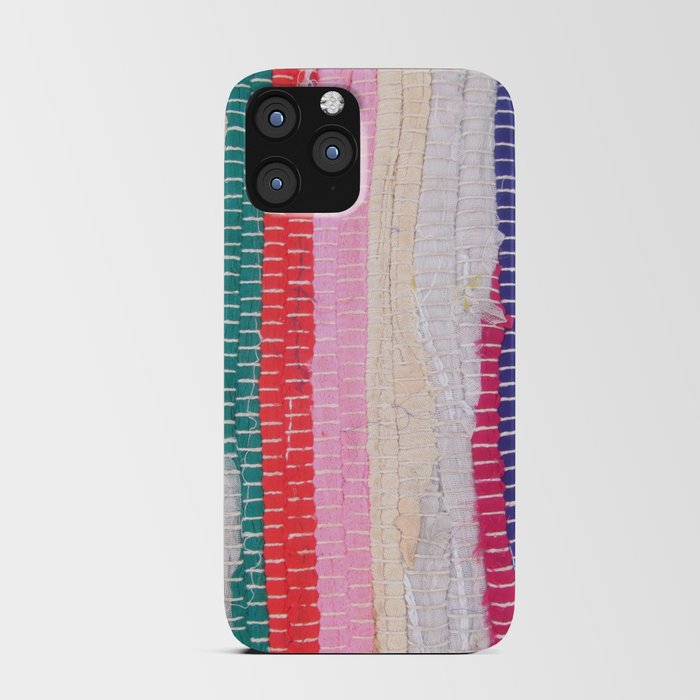 Ethnic stitch textile in multiple colours. iPhone Card Case