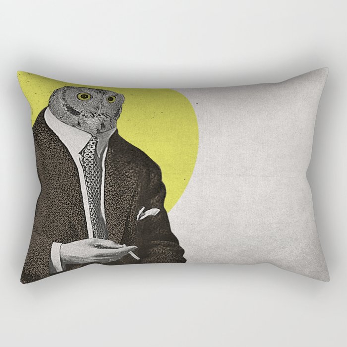 Night Owl Rectangular Pillow