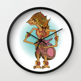 Wayang Adipati Karna Wall Clock