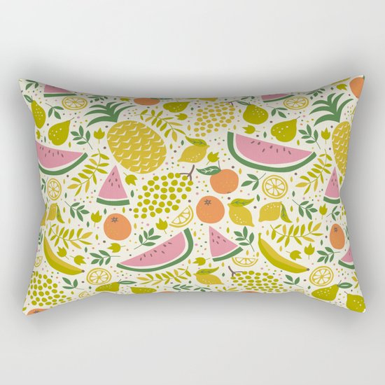 Fruit Mix Rectangular Pillow