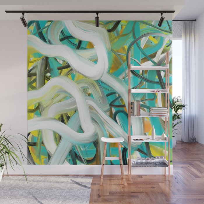 Abstract expressionist Art. Abstract Painting 19. Wall Mural