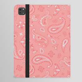 Peach Blush Bandana iPad Folio Case