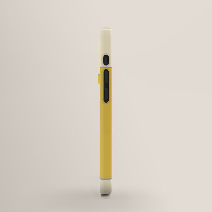 Sunshine Yellow Color Block Warm Vintage
