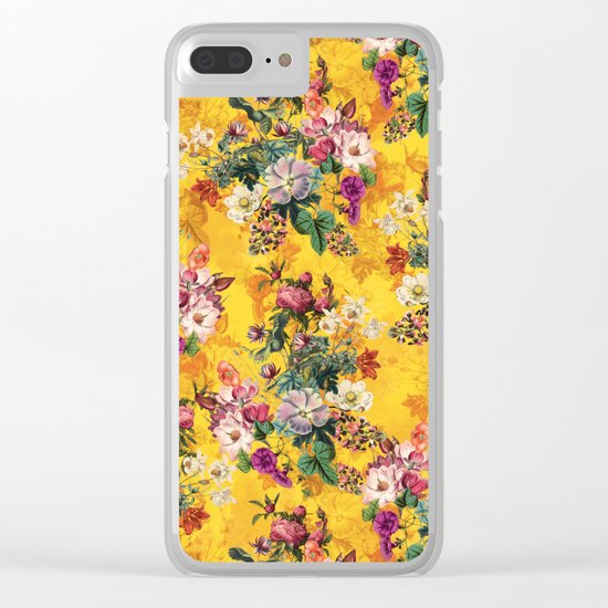 Summer Botanical Garden IX Clear iPhone Case