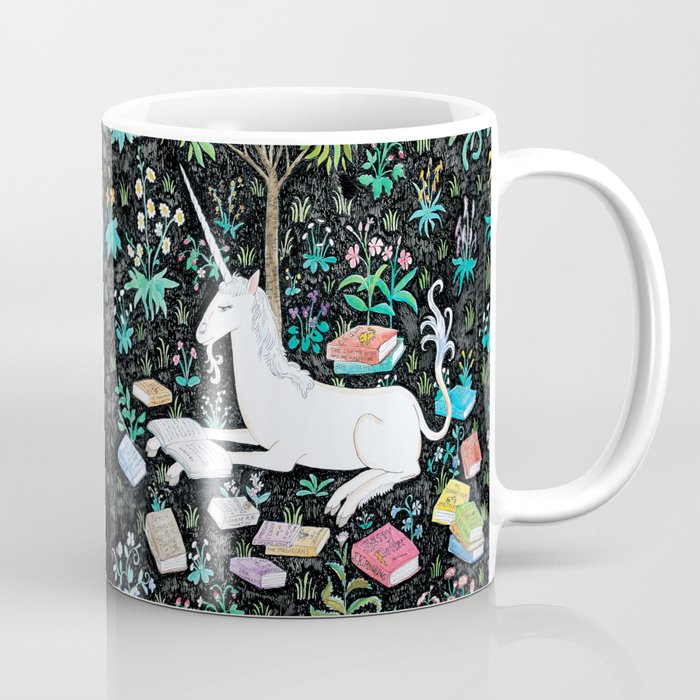 The Unicorn is Reading Coffee Mug