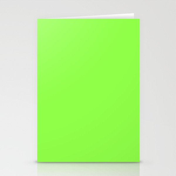 Electric Lime Stationery Cards
