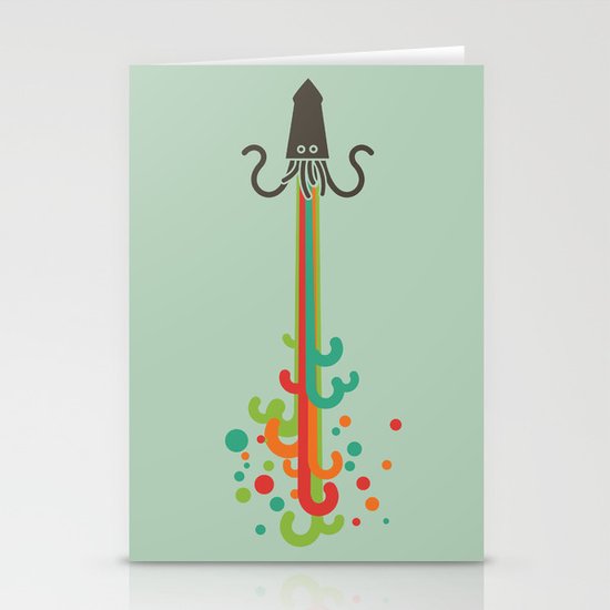 Kraken time Stationery Cards