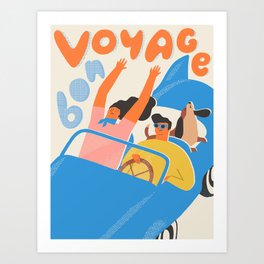 Bon Voyage Art Print
