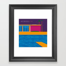 After A Splash Framed Art Print