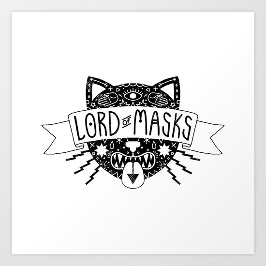 LordofMasks Art Print