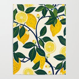 Lemons By Josef Poster