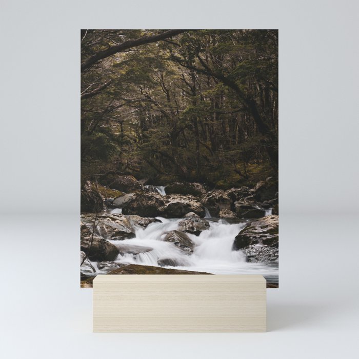 Routeburn Track Waterfalls // Otago NZ Photography Art Print Mini Art Print