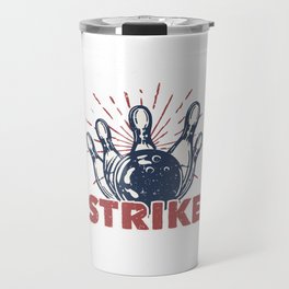 Strike Bowling Skittles Travel Mug