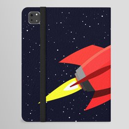 Rocket in space iPad Folio Case