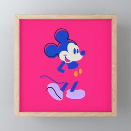 "Mickey Mouse" by Sabrena Khadija Framed Mini Art Print
