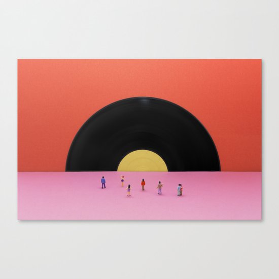 Soundset Canvas Print
