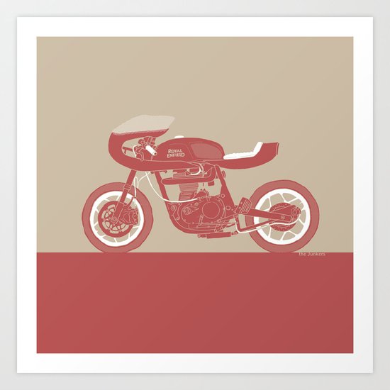 royal enfield special Art Print