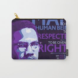 Malcolm X Carry-All Pouch