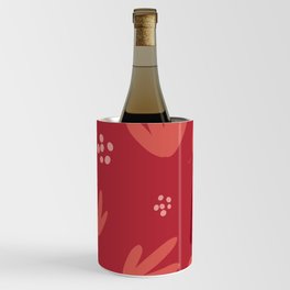Autumn Leaves and Flower Elements Wine Chiller