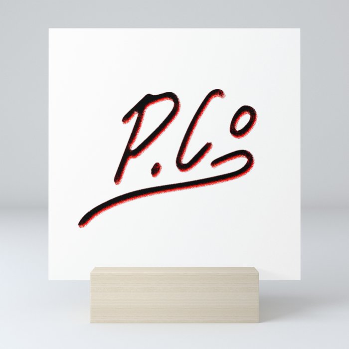 P.Co [Company Name] DarkMode Mini Art Print