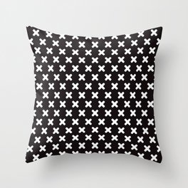 Nordic X Pattern Throw Pillow