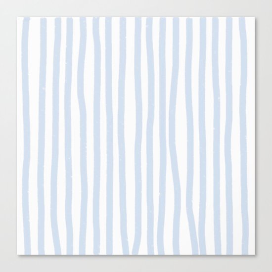 Light Blue Stripes Canvas Print