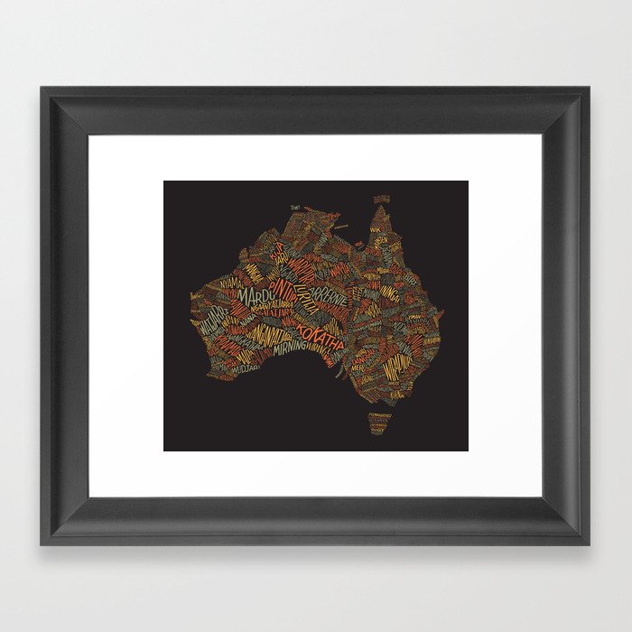 Indigenous Australia Framed Art Print