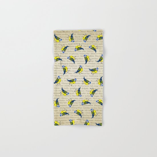 Pretty cyanistes Hand & Bath Towel