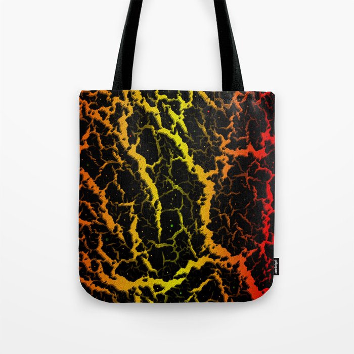 Cracked Space Lava - Rainbow OYR Tote Bag